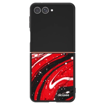 Husă pentru Samsung Galaxy Z Flip7 5G - Red black
