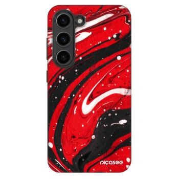 Picasee Fashion Case pentru Samsung Galaxy S23+ 5G - Red black