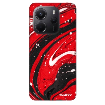 Husă pentru Xiaomi Redmi Note 14 4G - Red black