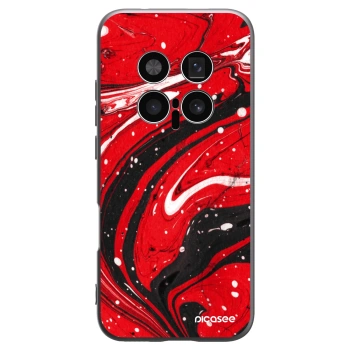 Picasee husă neagră din silicon pentru Honor Magic8 Pro 5G - Red black
