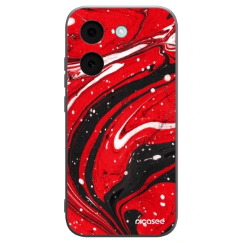 Picasee husă neagră din silicon pentru Xiaomi Poco X8 Pro - Red black