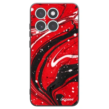 Husă pentru Motorola Edge 70 Fusion - Red black
