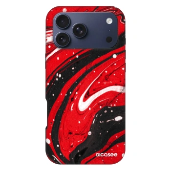Husă pentru Apple iPhone 18 Pro Max - Red black