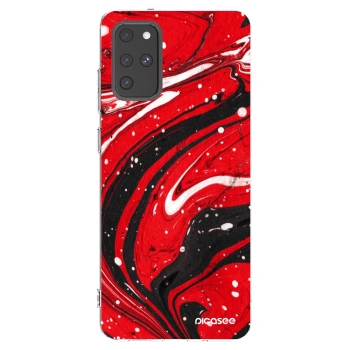 Picasee husă transparentă din silicon pentru Samsung Galaxy S20+ G985F - Red black
