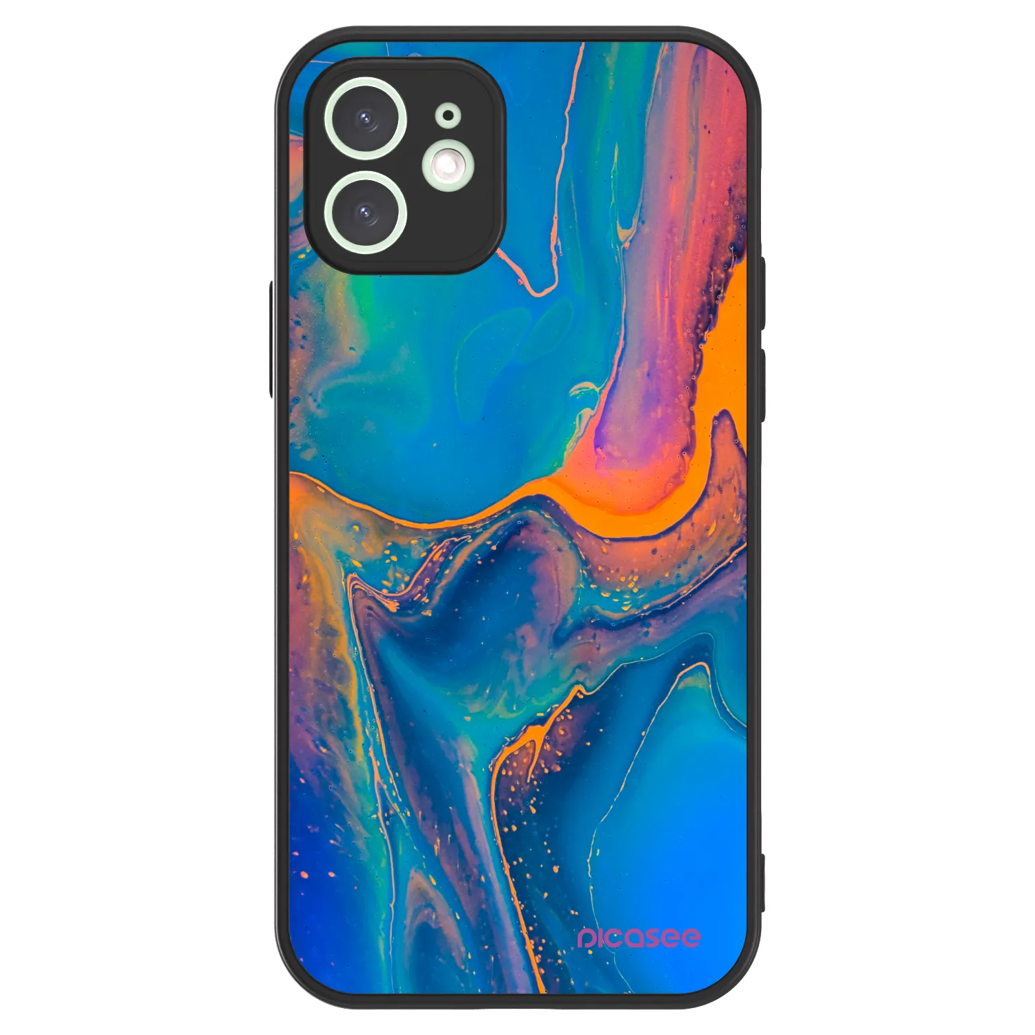 Picasee ULTIMATE CASE pentru Apple iPhone 12 - Rainbow
