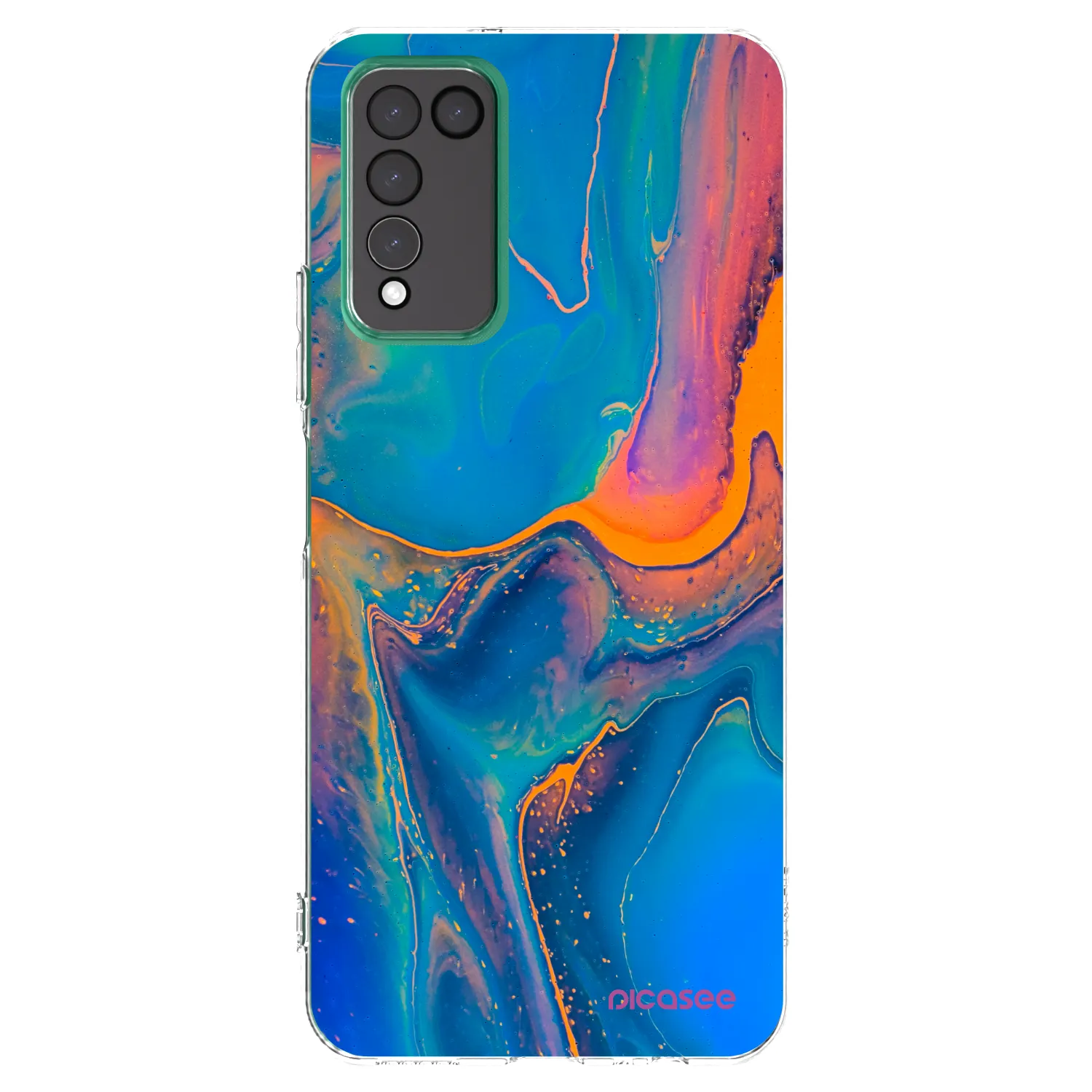 Picasee husă transparentă din silicon pentru Honor 10X Lite - Rainbow