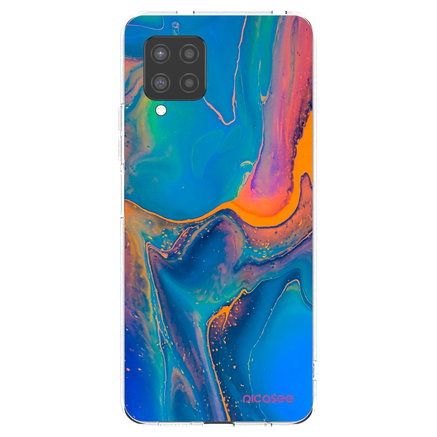 Picasee husă transparentă din silicon pentru Samsung Galaxy A42 A426B - Rainbow