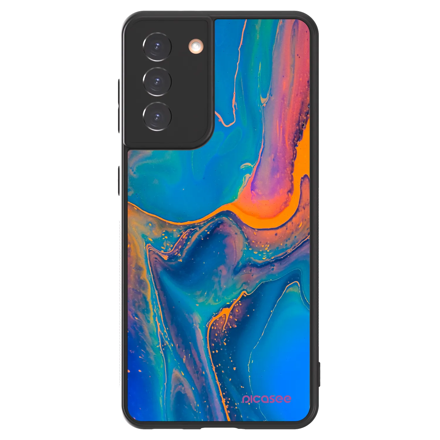 Picasee ULTIMATE CASE pentru Samsung Galaxy S21 5G G991B - Rainbow