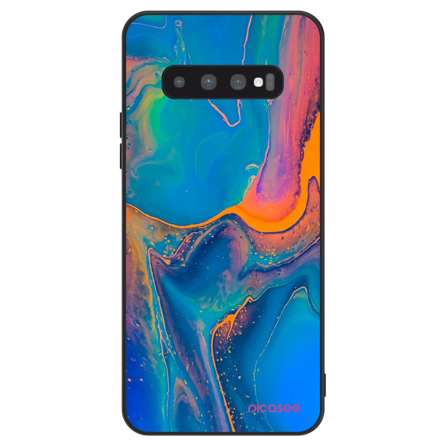 Picasee ULTIMATE CASE pentru Samsung Galaxy S10 G973 - Rainbow