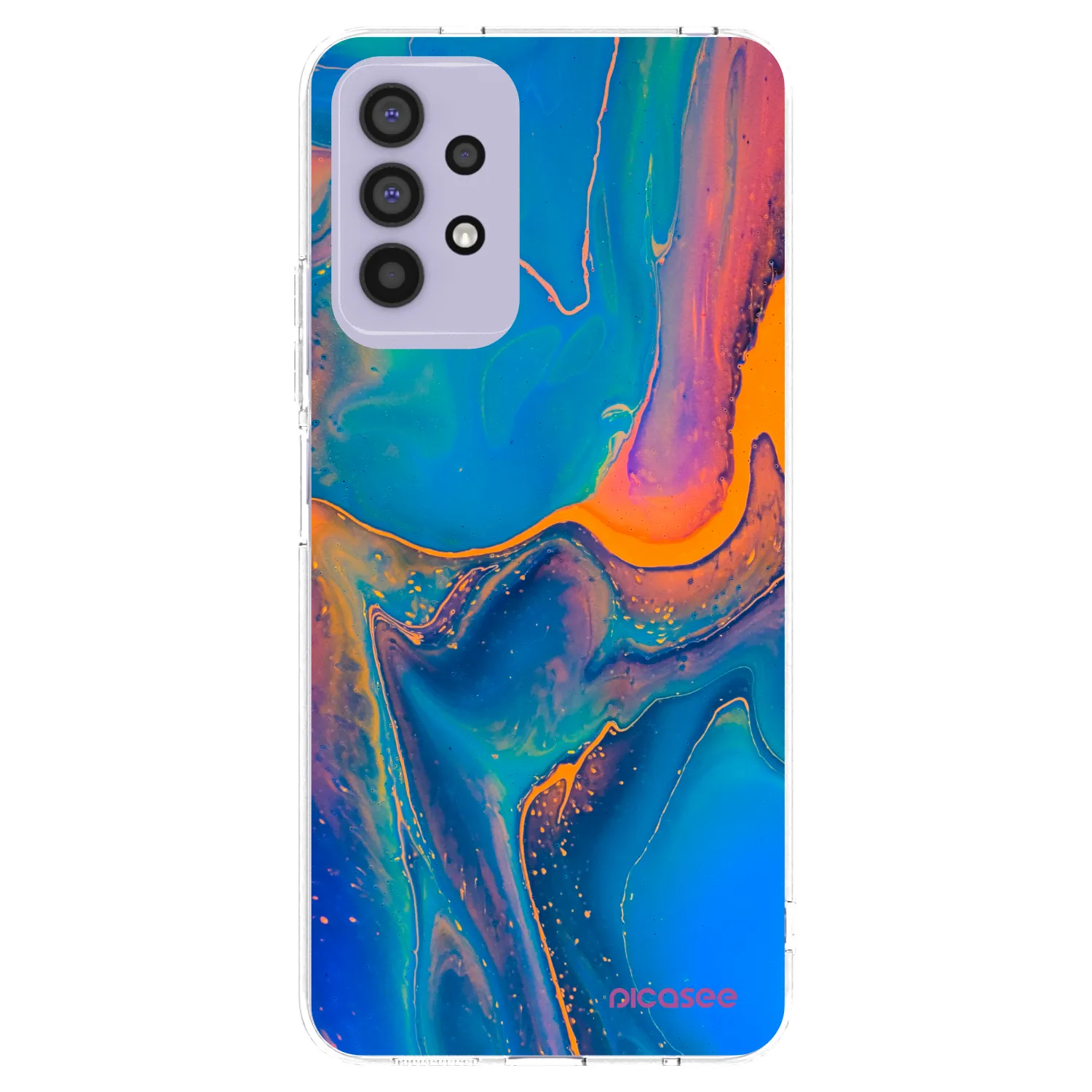 Picasee husă transparentă din silicon pentru Samsung Galaxy A32 4G SM-A325F - Rainbow