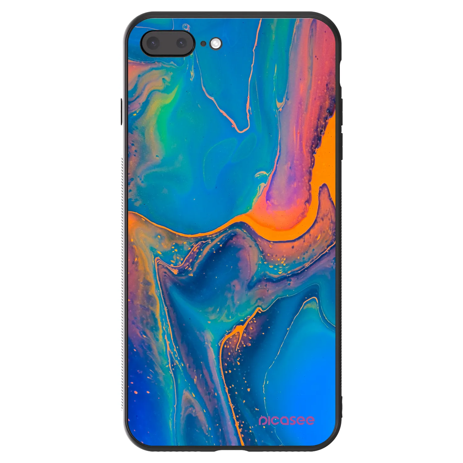 Picasee ULTIMATE CASE pentru Apple iPhone 8 Plus - Rainbow