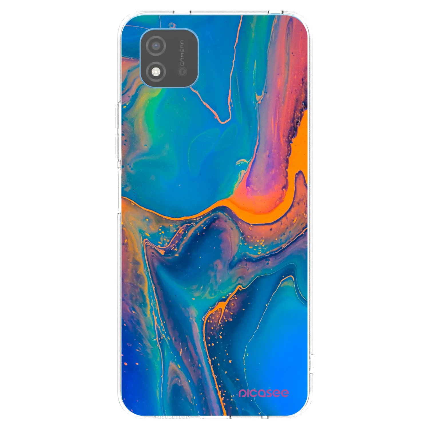 Picasee husă transparentă din silicon pentru Realme C11 (2021) - Rainbow