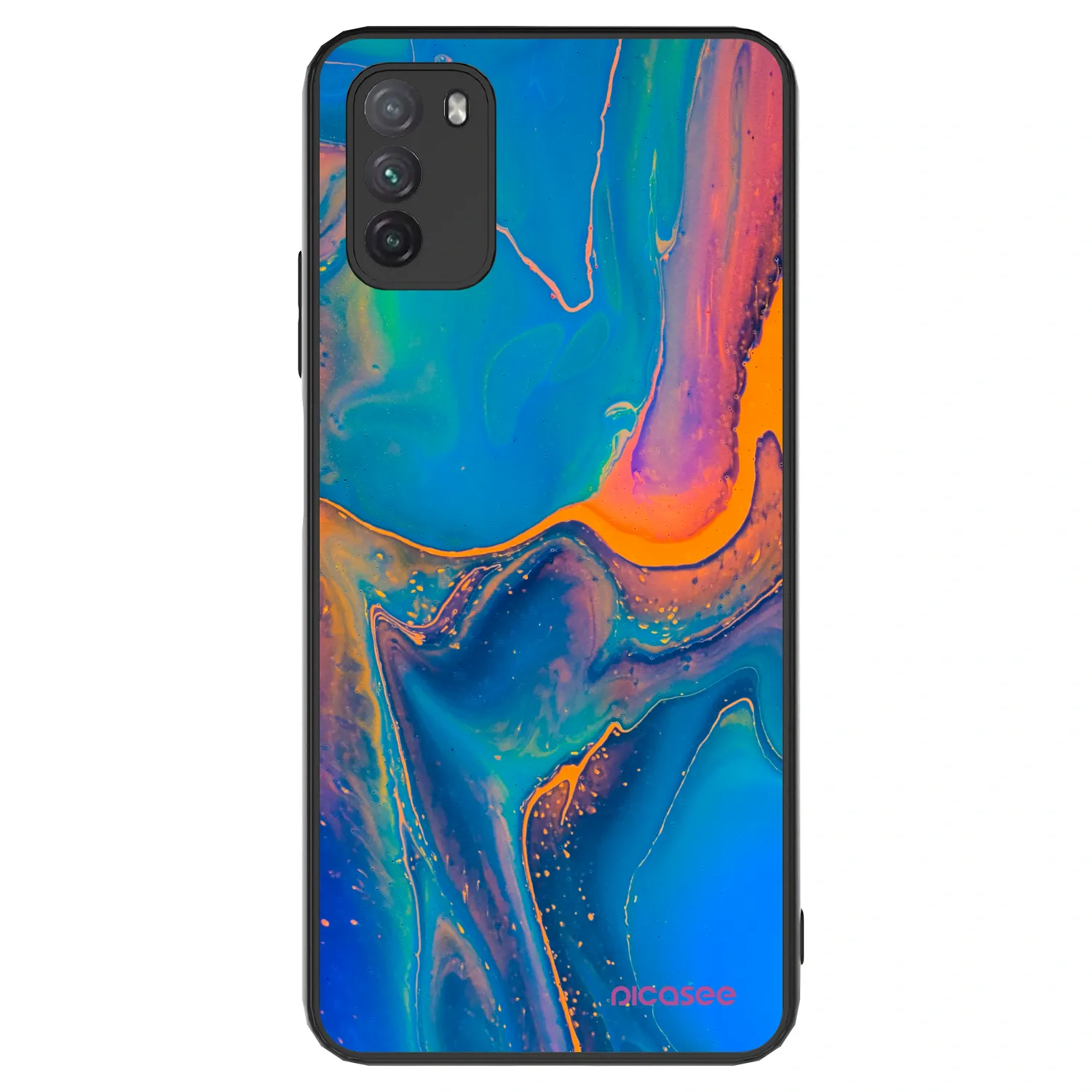 Picasee ULTIMATE CASE pentru Xiaomi Poco M3 - Rainbow