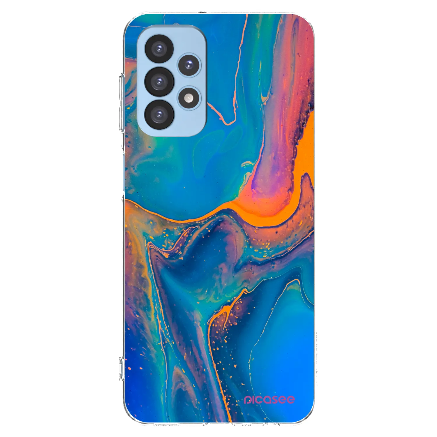 Picasee husă transparentă din silicon pentru Samsung Galaxy A23 A235F 4G - Rainbow
