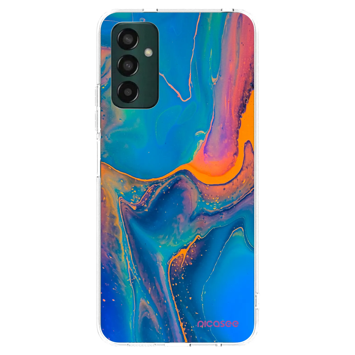 Picasee husă transparentă din silicon pentru Samsung Galaxy M23 5G - Rainbow