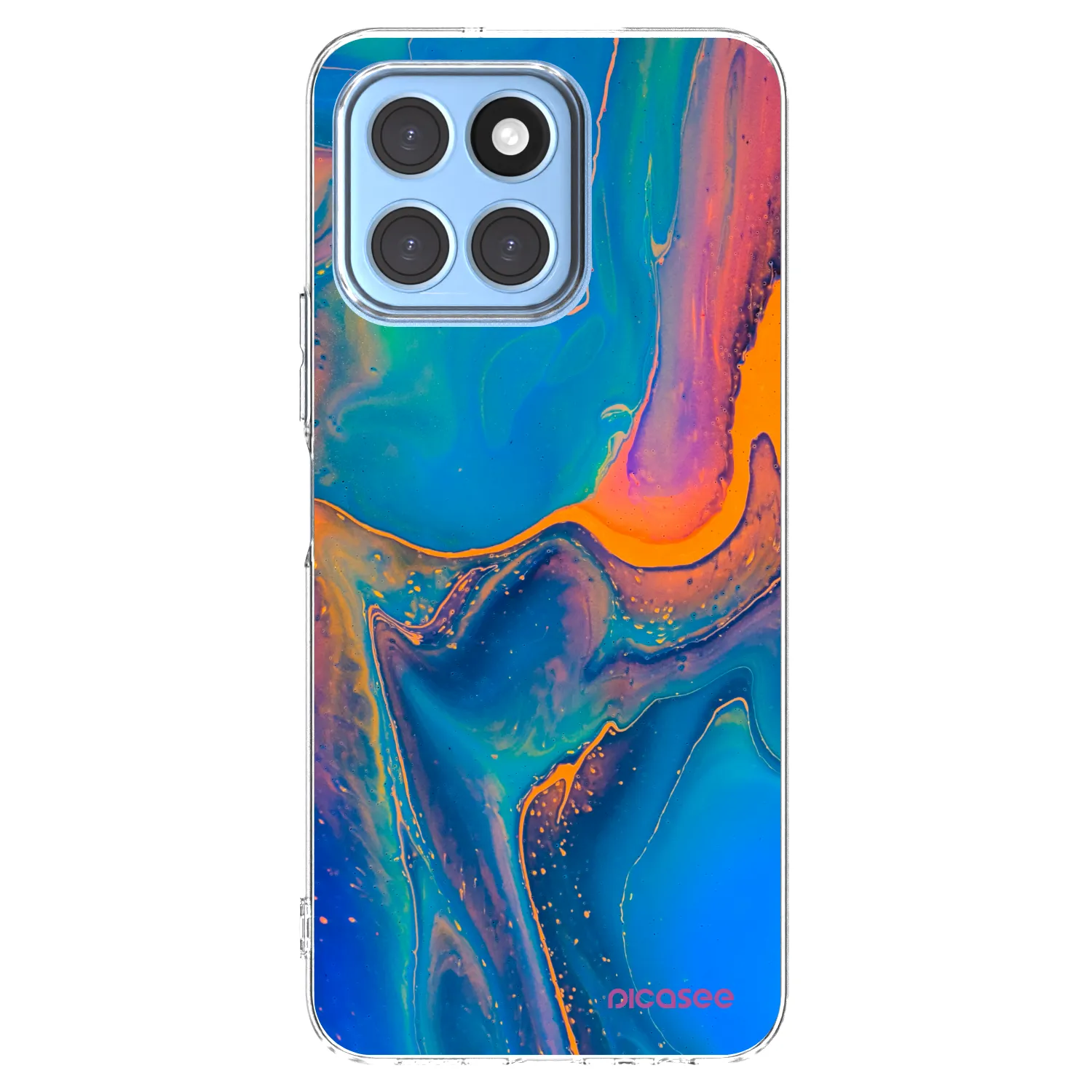 Picasee husă transparentă din silicon pentru Honor X6 - Rainbow