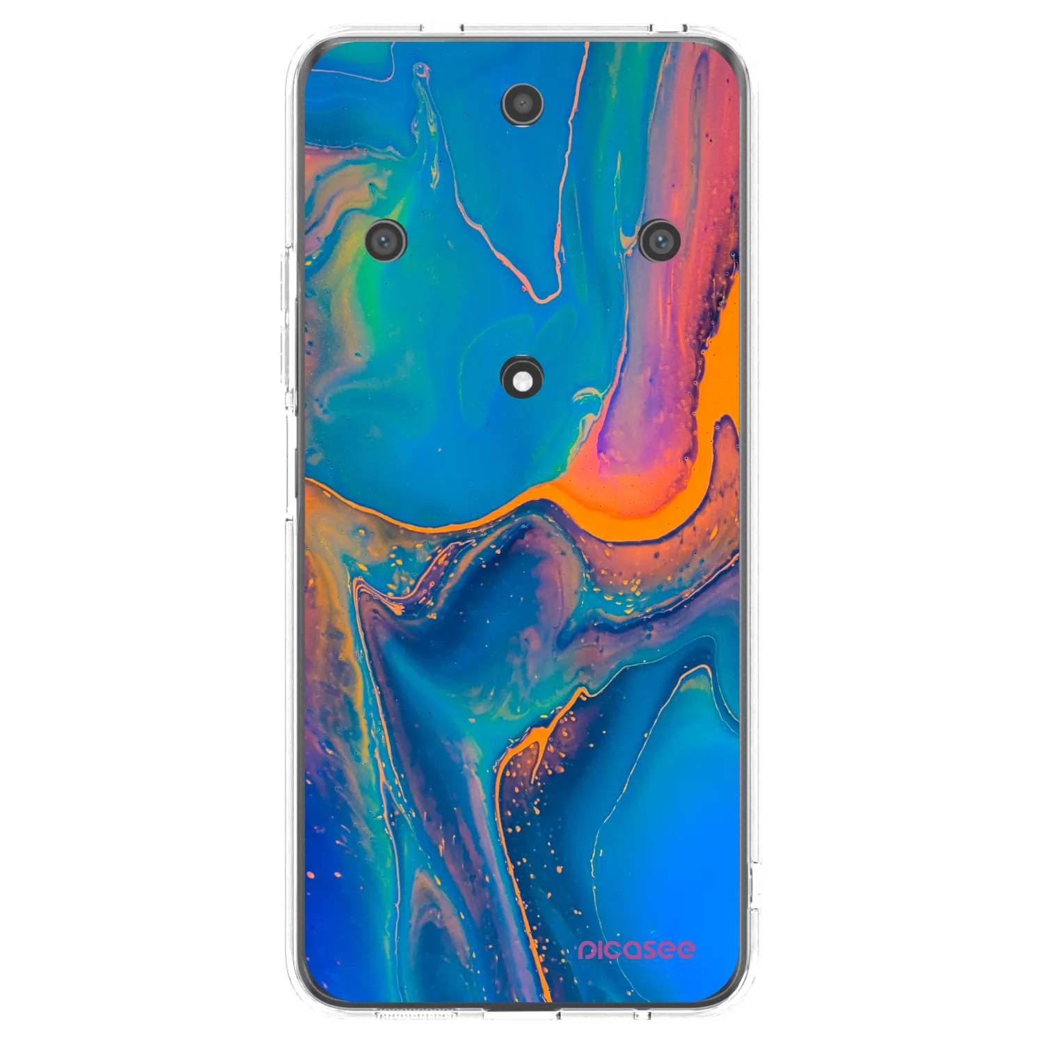 Picasee husă transparentă din silicon pentru Honor Magic5 Lite 5G - Rainbow