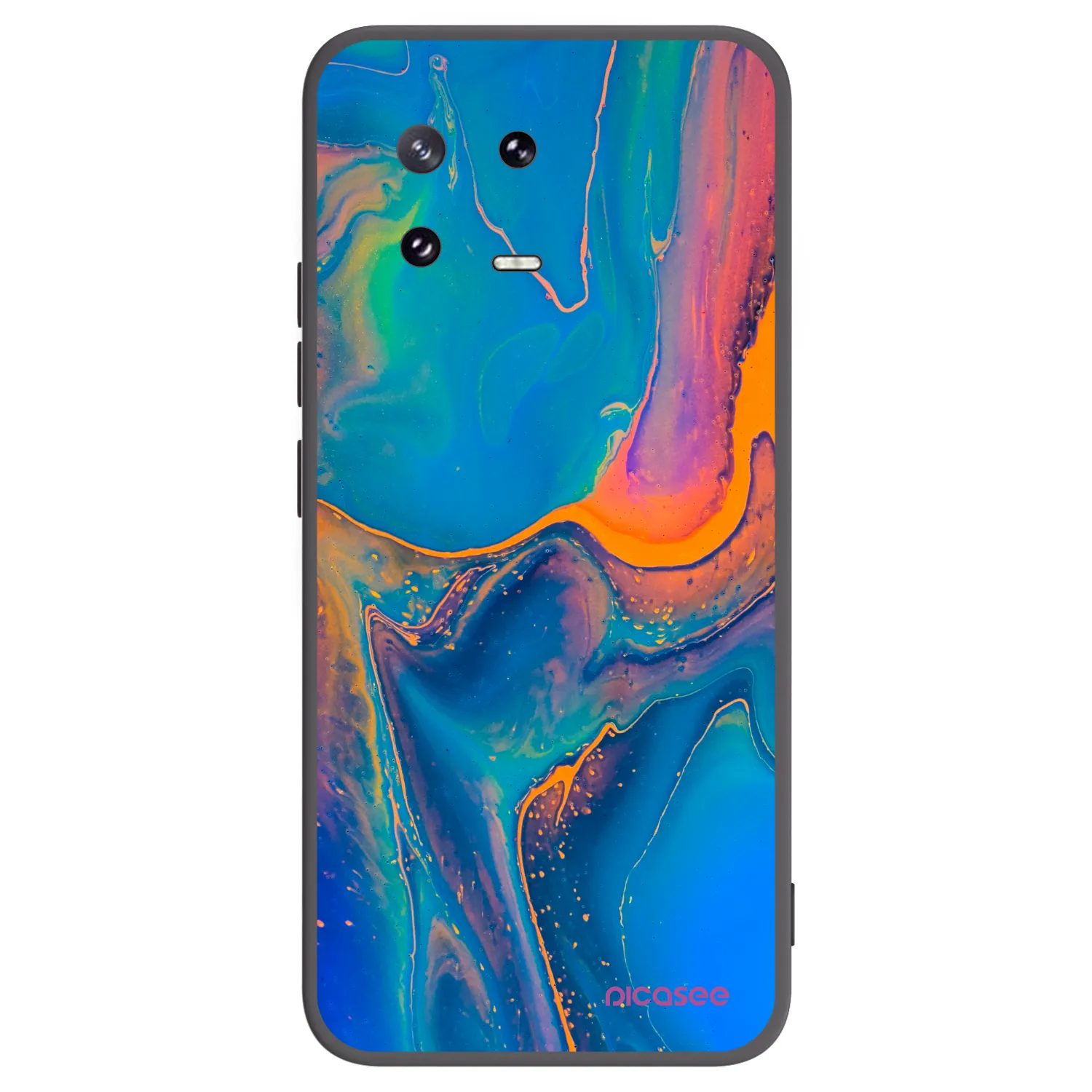 Picasee husă neagră din silicon pentru Xiaomi 13 Pro - Rainbow