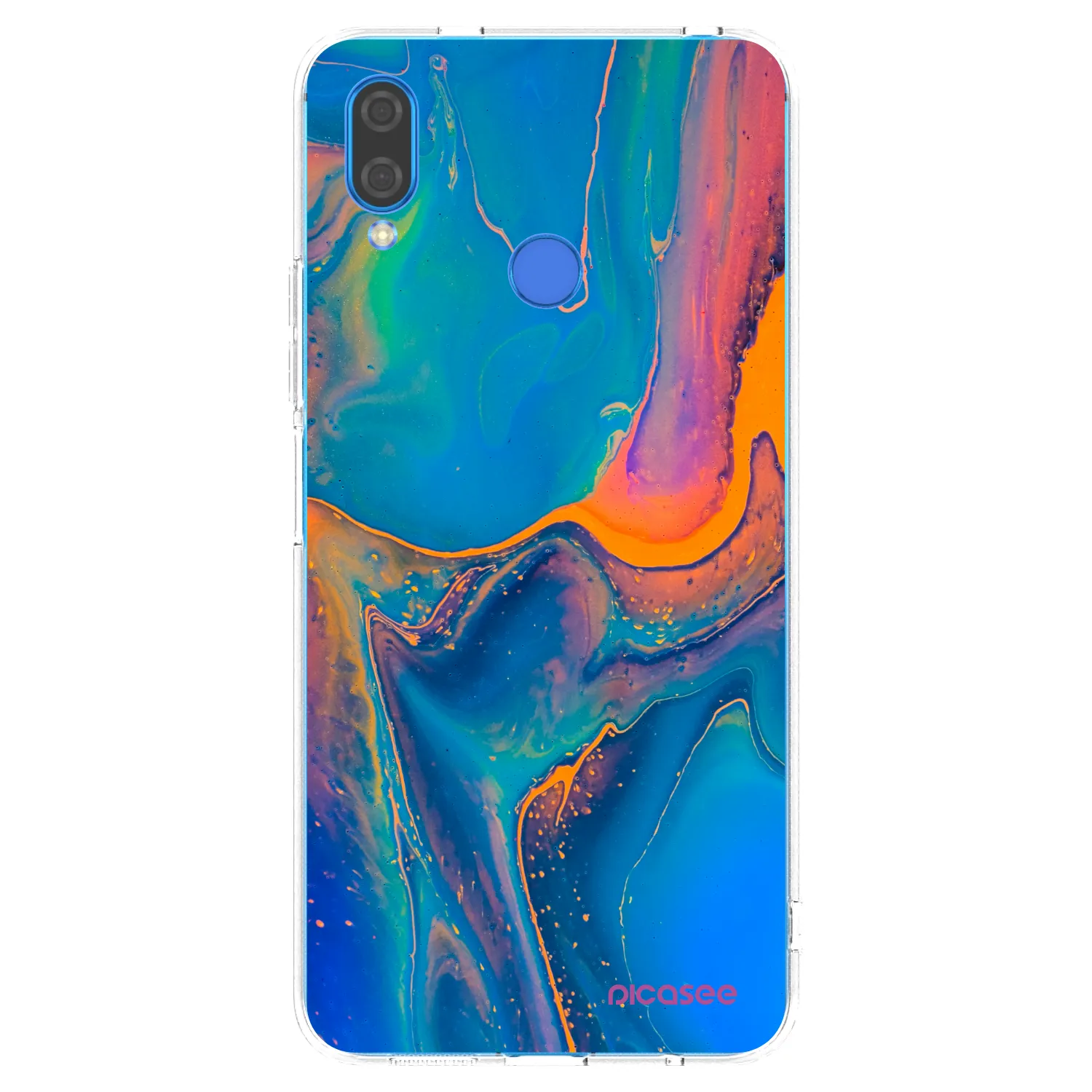 Picasee husă transparentă din silicon pentru Huawei Nova 3 - Rainbow