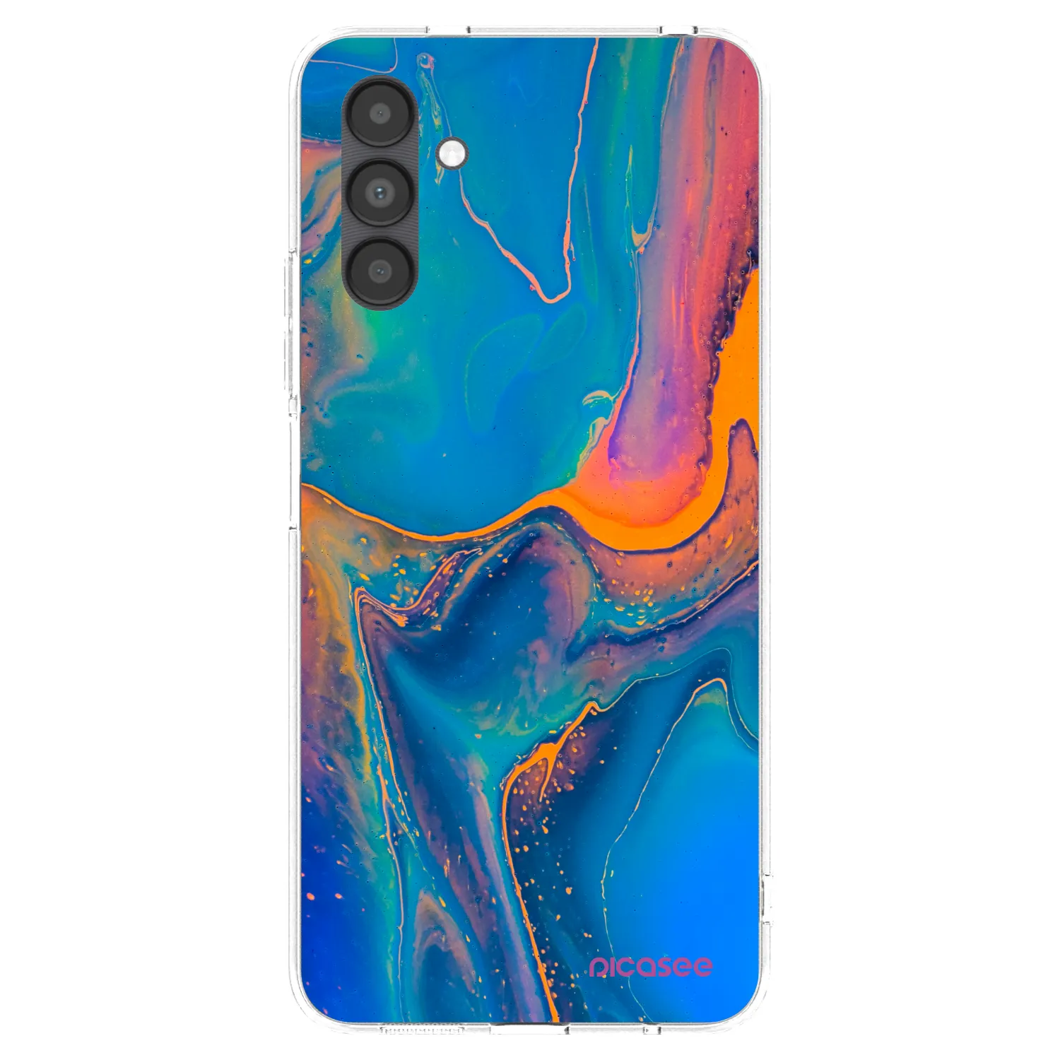 Picasee husă transparentă din silicon pentru Samsung Galaxy A04s A047F - Rainbow