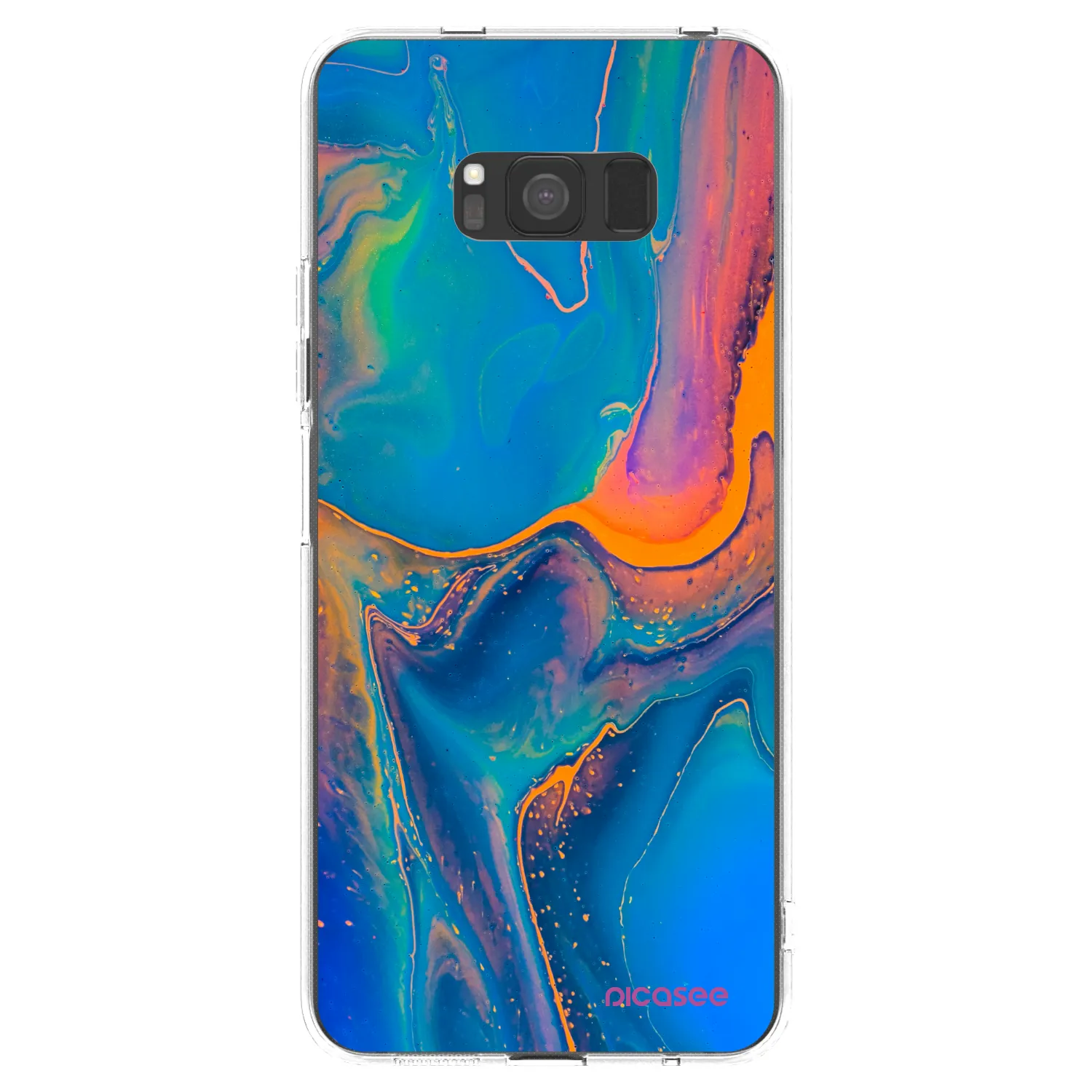 Picasee husă transparentă din silicon pentru Samsung Galaxy S8 G950F - Rainbow