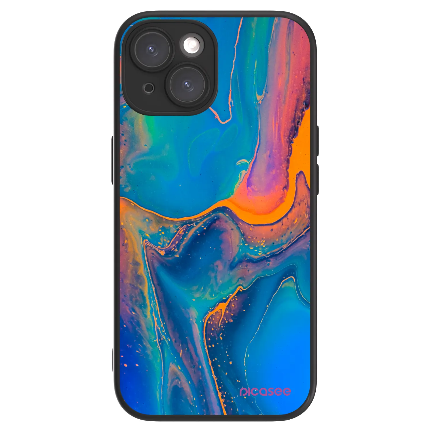Picasee ULTIMATE CASE MagSafe pentru Apple iPhone 15 - Rainbow