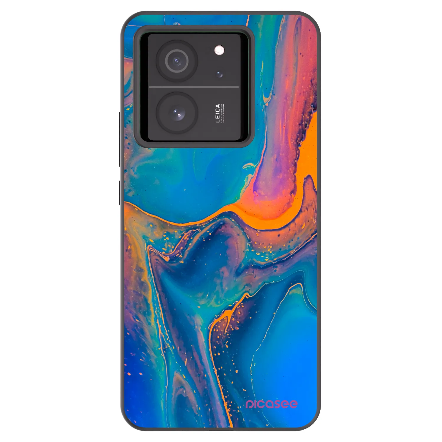 Picasee husă neagră din silicon pentru Xiaomi 13T - Rainbow