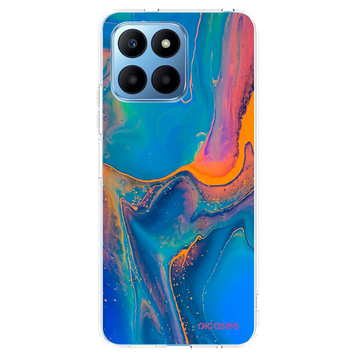 Picasee husă transparentă din silicon pentru Honor 70 Lite - Rainbow