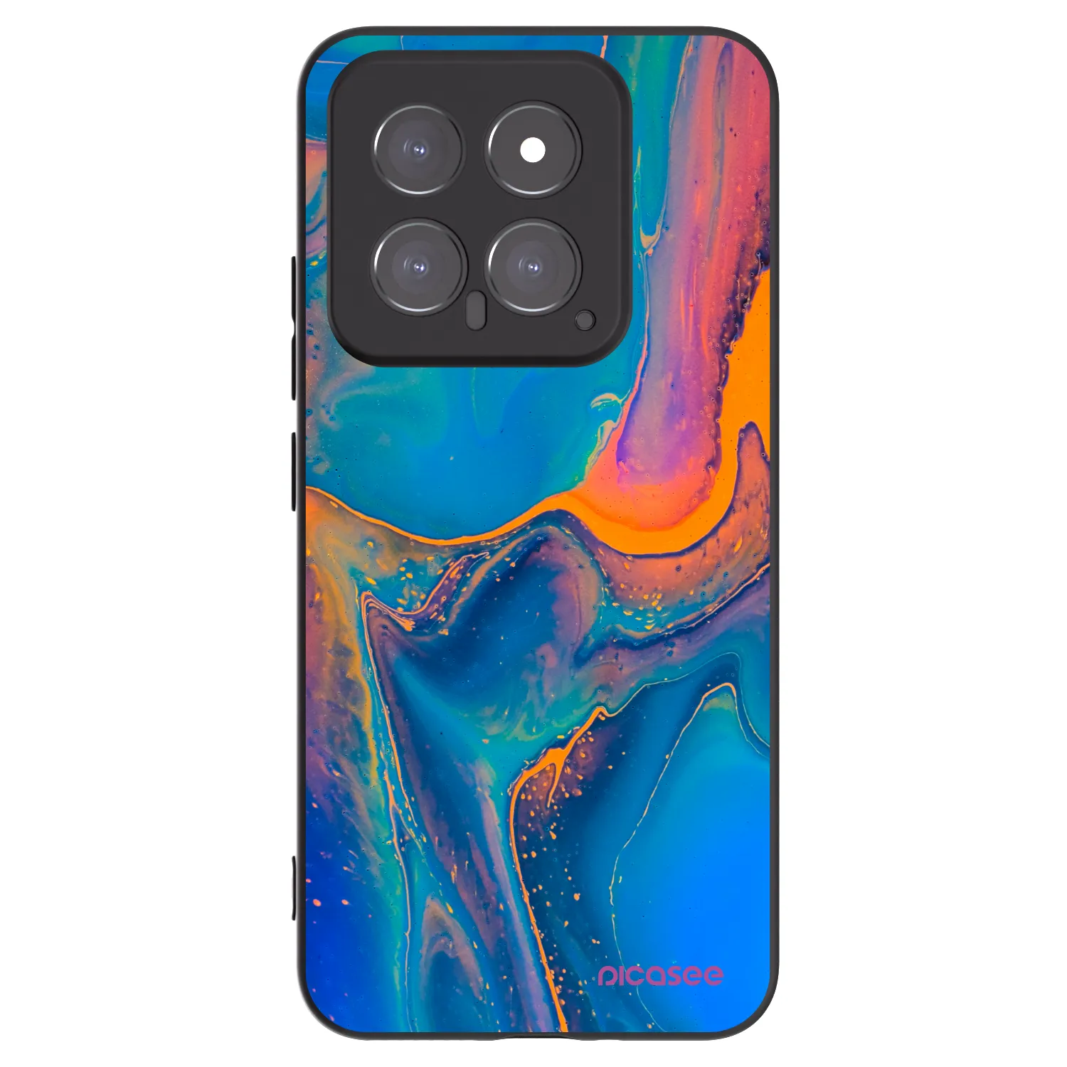 Picasee husă neagră din silicon pentru Xiaomi 14 - Rainbow