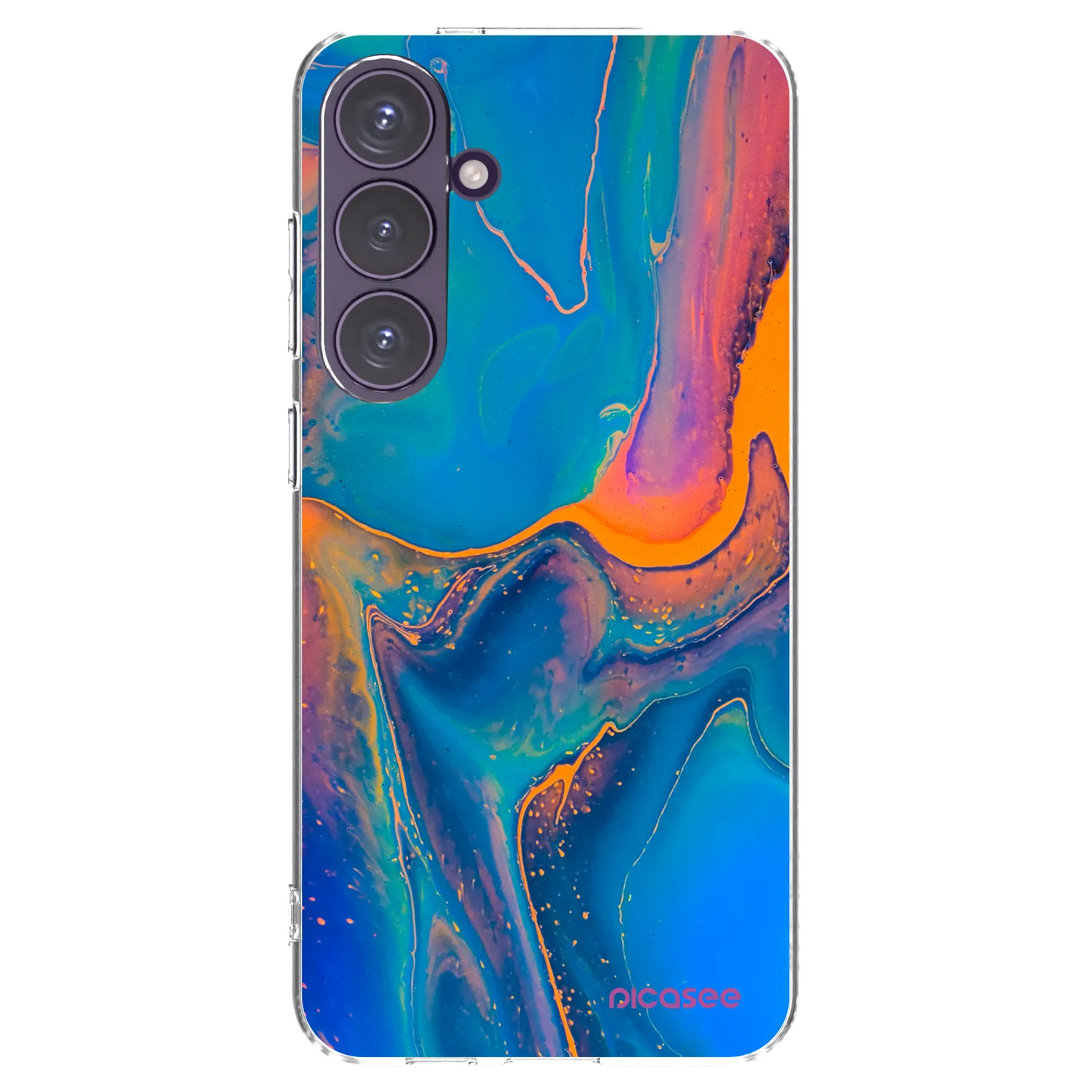 Picasee husă transparentă din silicon pentru Samsung Galaxy S24+ S926B 5G - Rainbow