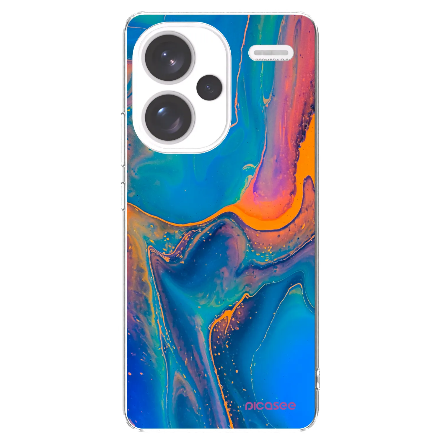 Picasee husă transparentă din silicon pentru Xiaomi Redmi Note 13 Pro+ 5G - Rainbow