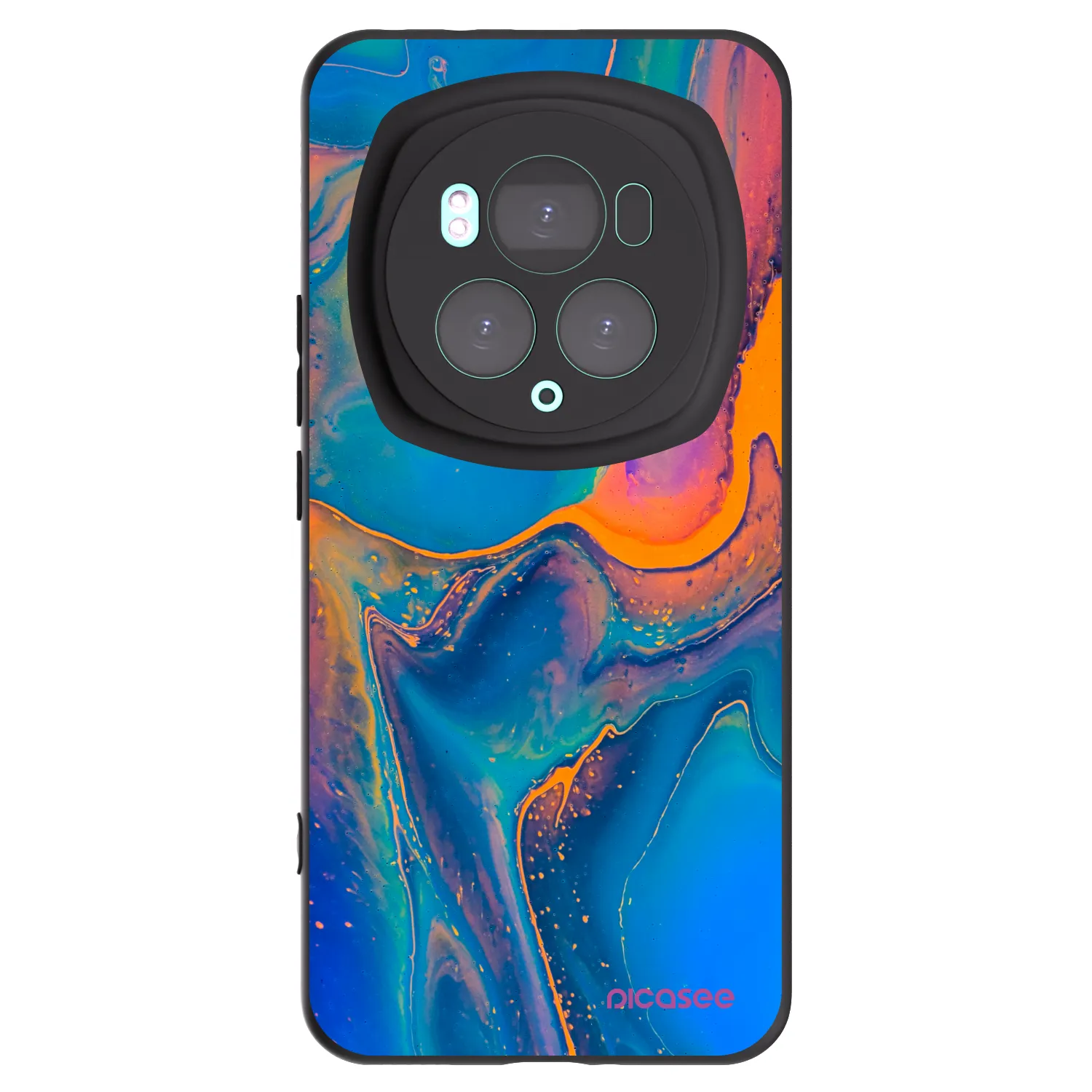 Picasee husă neagră din silicon pentru Honor Magic6 Pro - Rainbow