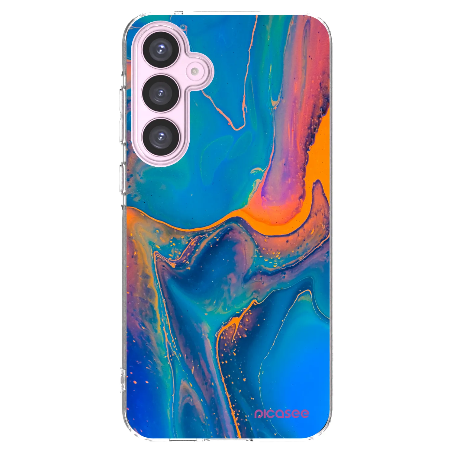 Picasee husă transparentă din silicon pentru Samsung Galaxy A55 5G A556B - Rainbow
