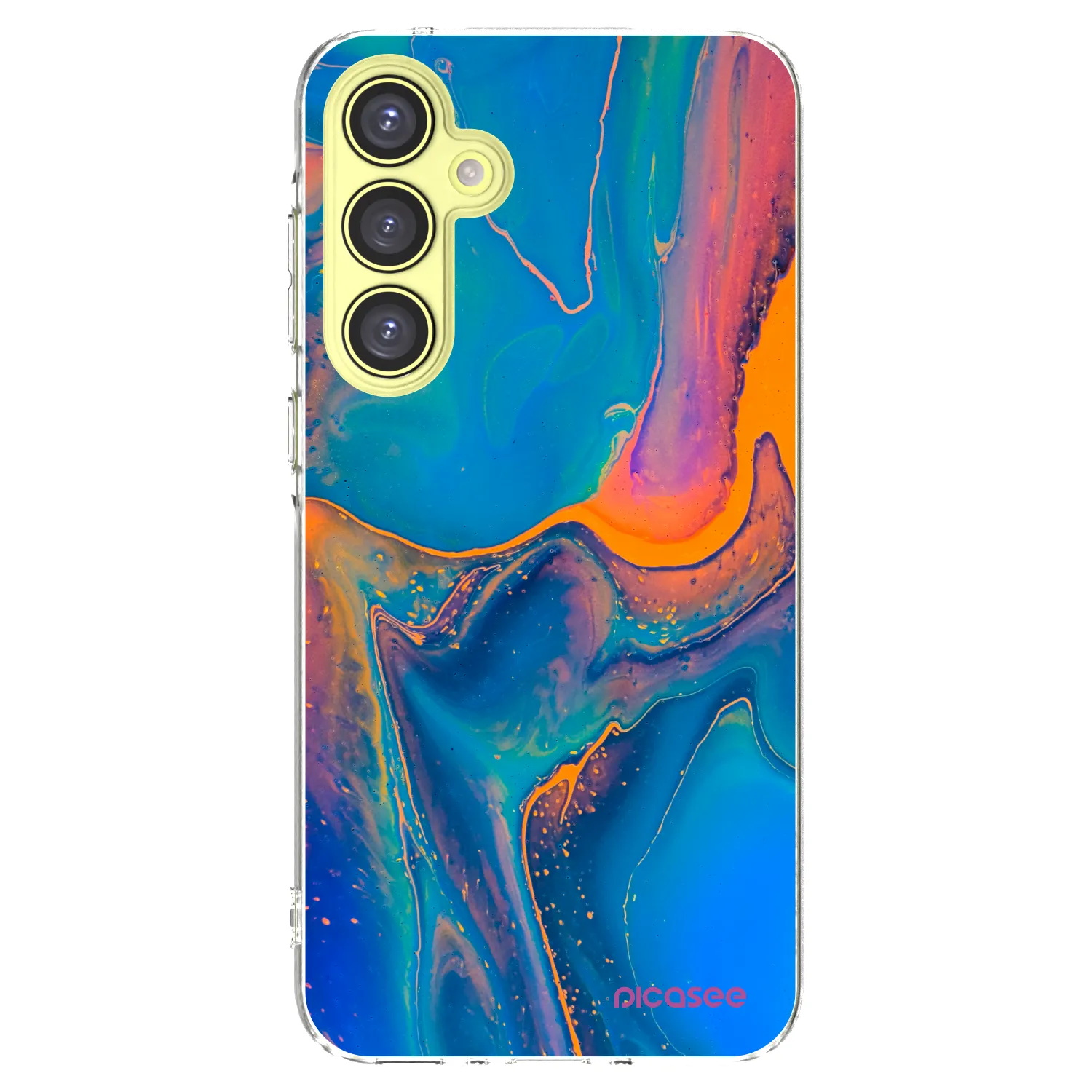 Picasee husă transparentă din silicon pentru Samsung Galaxy A35 5G A356B - Rainbow