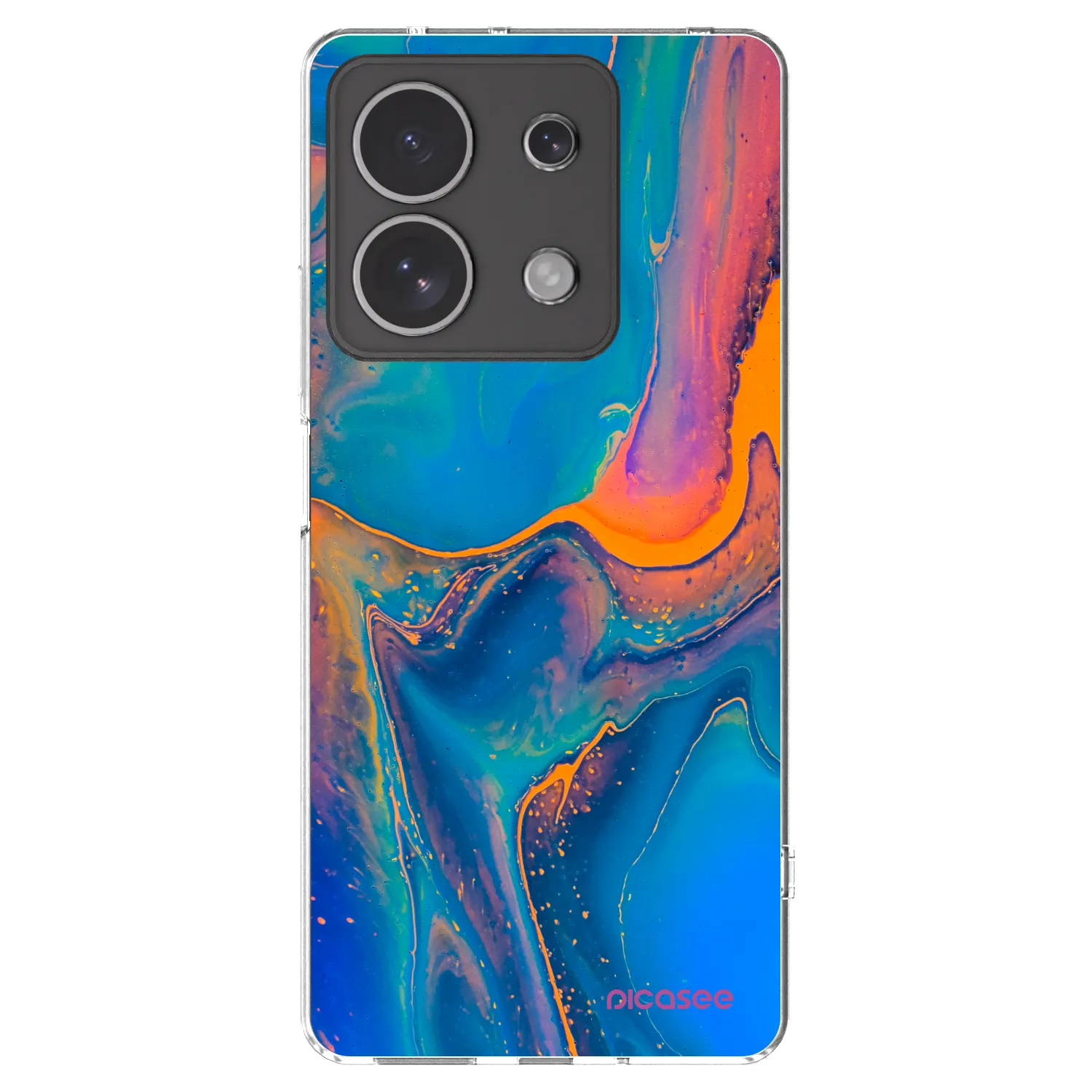 Picasee husă transparentă din silicon pentru Xiaomi Redmi Note 13 4G - Rainbow