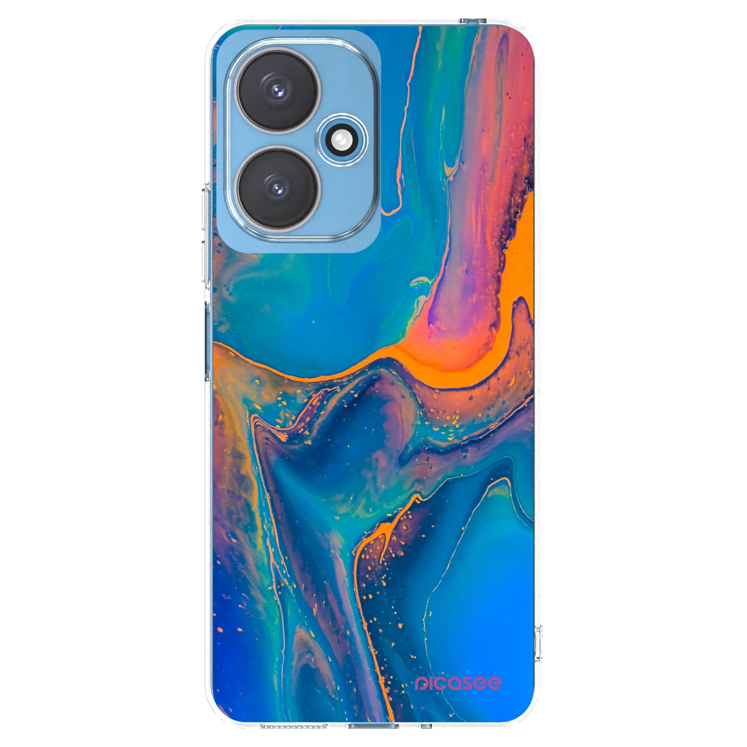 Picasee husă transparentă din silicon pentru Xiaomi Redmi 13C 5G - Rainbow