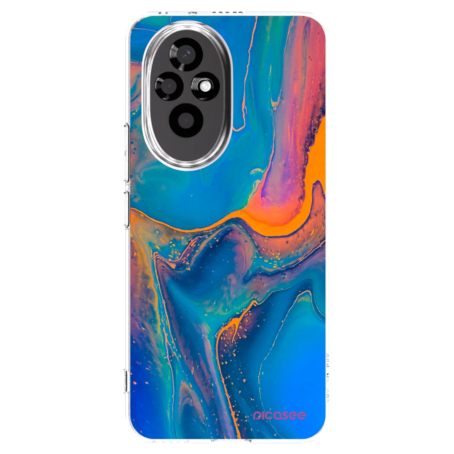 Picasee husă transparentă din silicon pentru Honor 200 Pro 5G - Rainbow