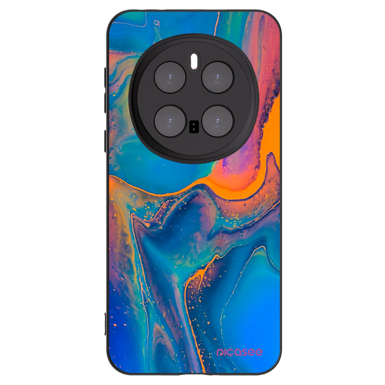 Picasee husă neagră din silicon pentru Honor Magic7 Pro 5G - Rainbow