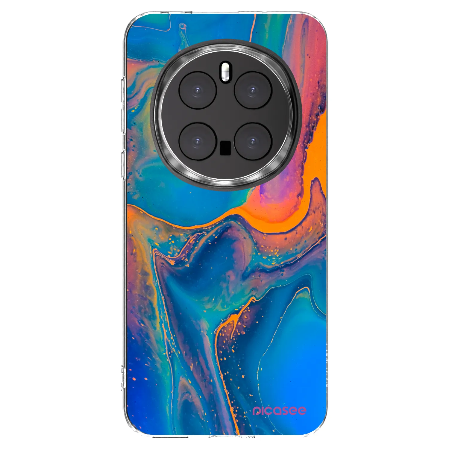 Picasee husă transparentă din silicon pentru Honor Magic7 Pro 5G - Rainbow