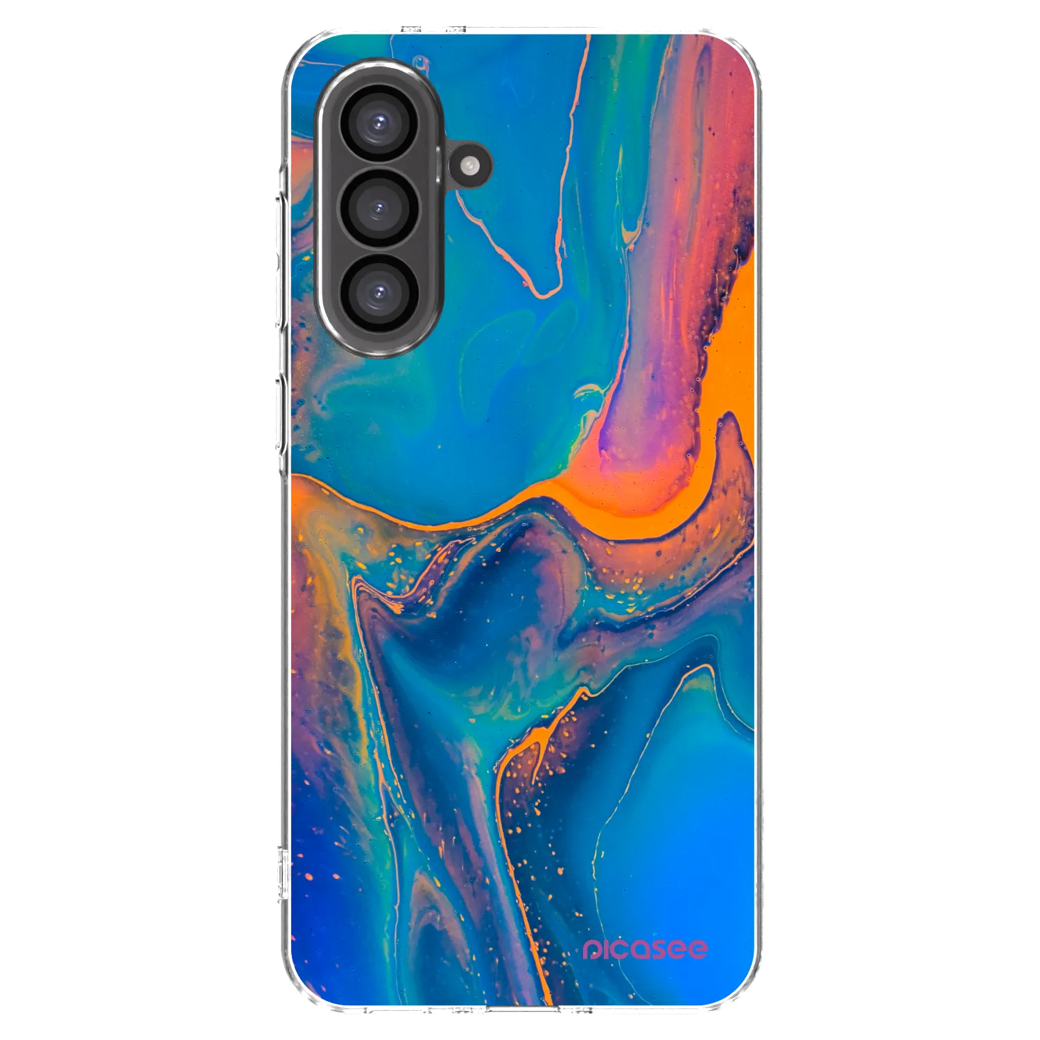 Picasee husă transparentă din silicon pentru Samsung Galaxy A56 5G A566B - Rainbow