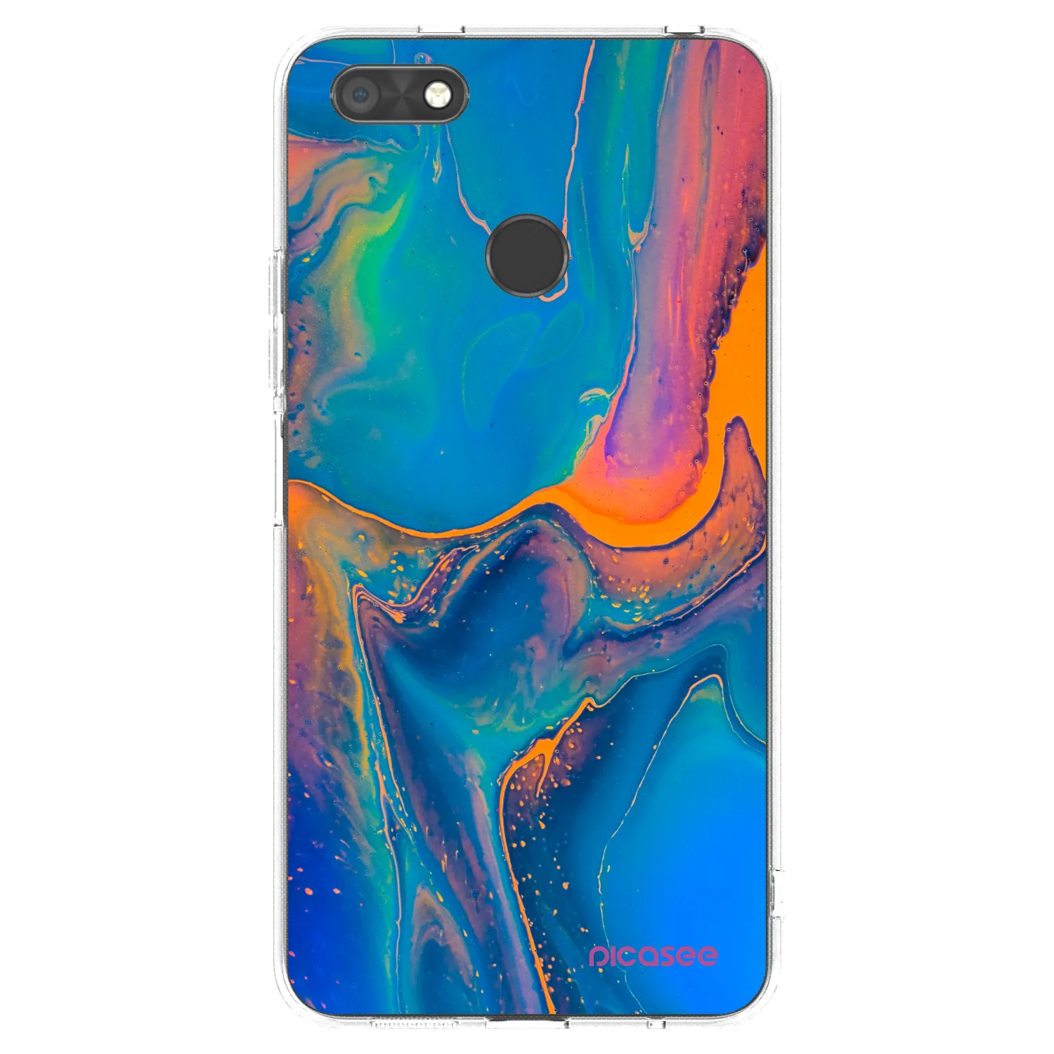 Picasee husă transparentă din silicon pentru Huawei P9 Lite Mini - Rainbow