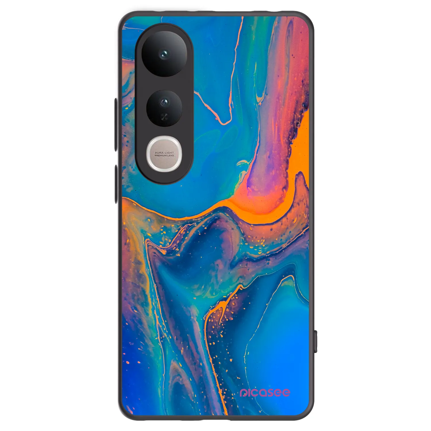 Picasee husă neagră din silicon pentru Vivo V50 Lite 5G - Rainbow