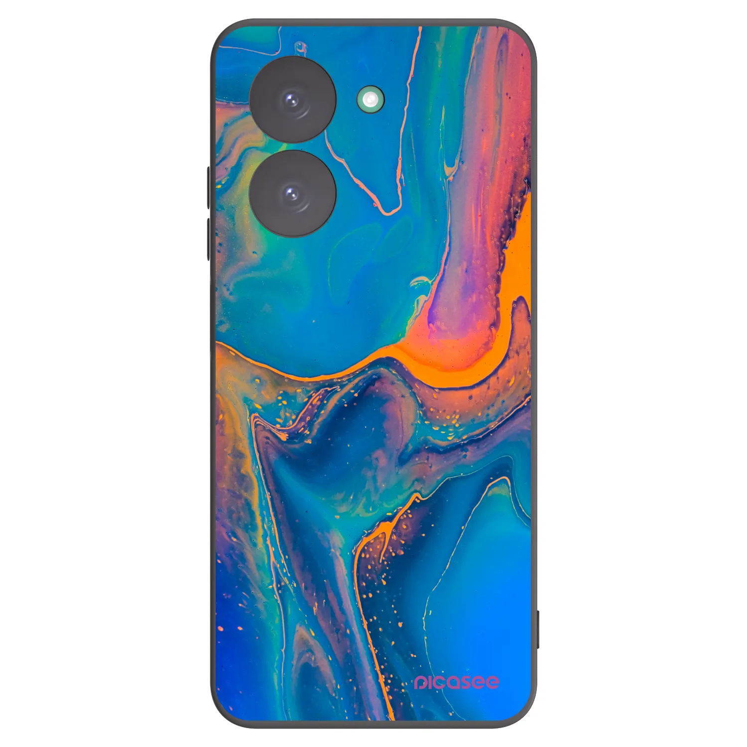 Picasee husă neagră din silicon pentru Xiaomi Redmi A5 - Rainbow