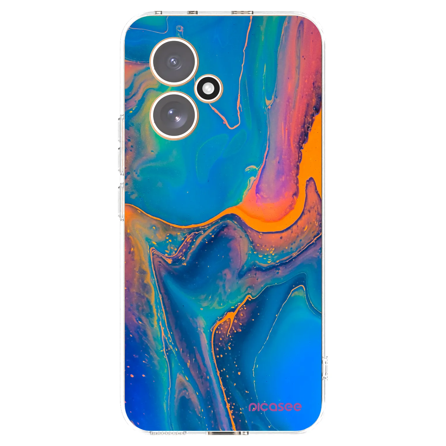 Picasee husă transparentă din silicon pentru Honor 400 5G - Rainbow