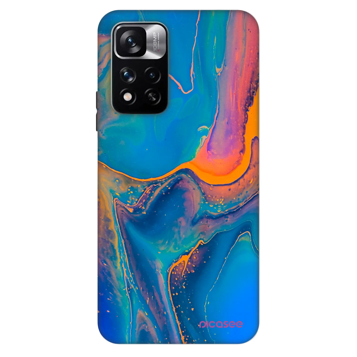 Picasee Fashion Case pentru Xiaomi Redmi Note 11 Pro 5G - Rainbow
