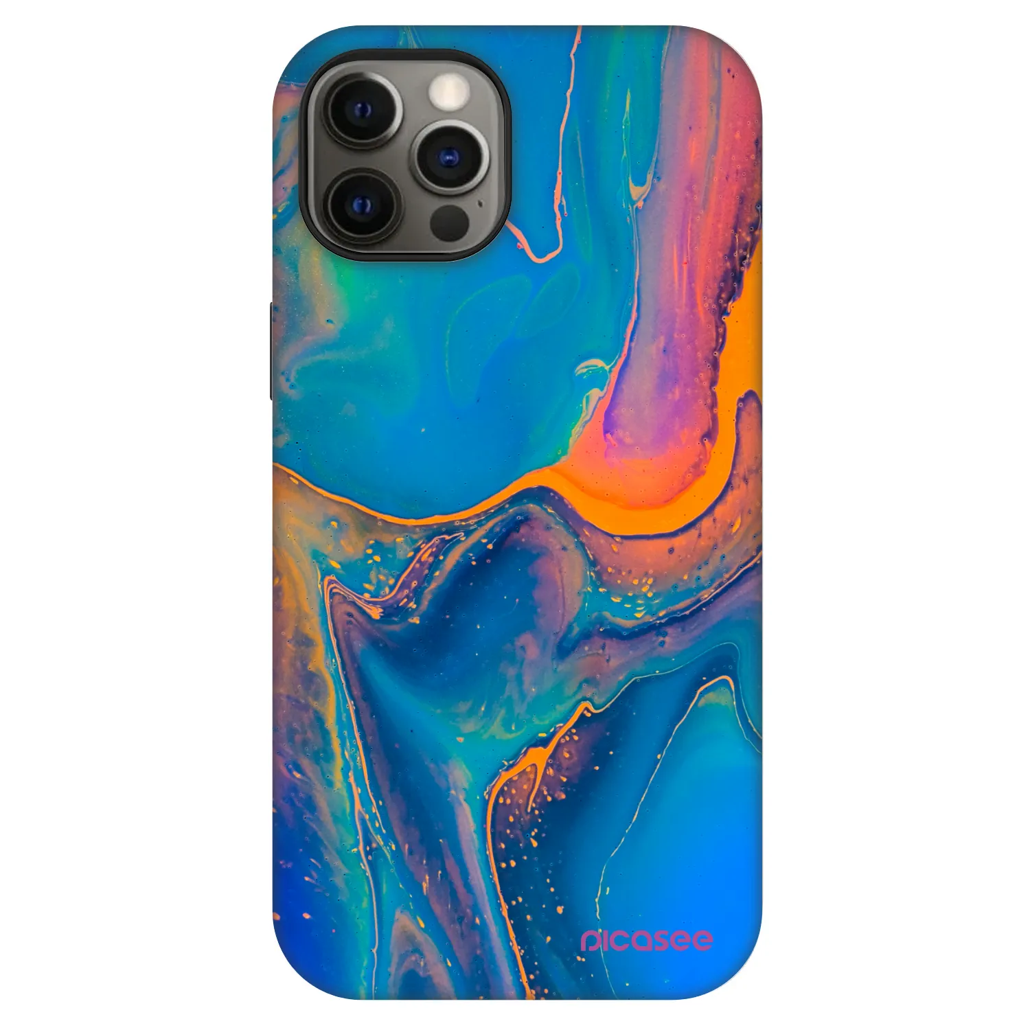 Picasee Fashion Case MagSafe pentru Apple iPhone 12 Pro - Rainbow