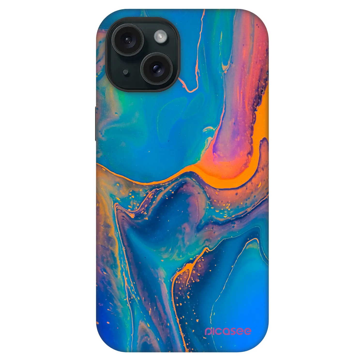 Picasee Fashion Case MagSafe pentru Apple iPhone 15 - Rainbow