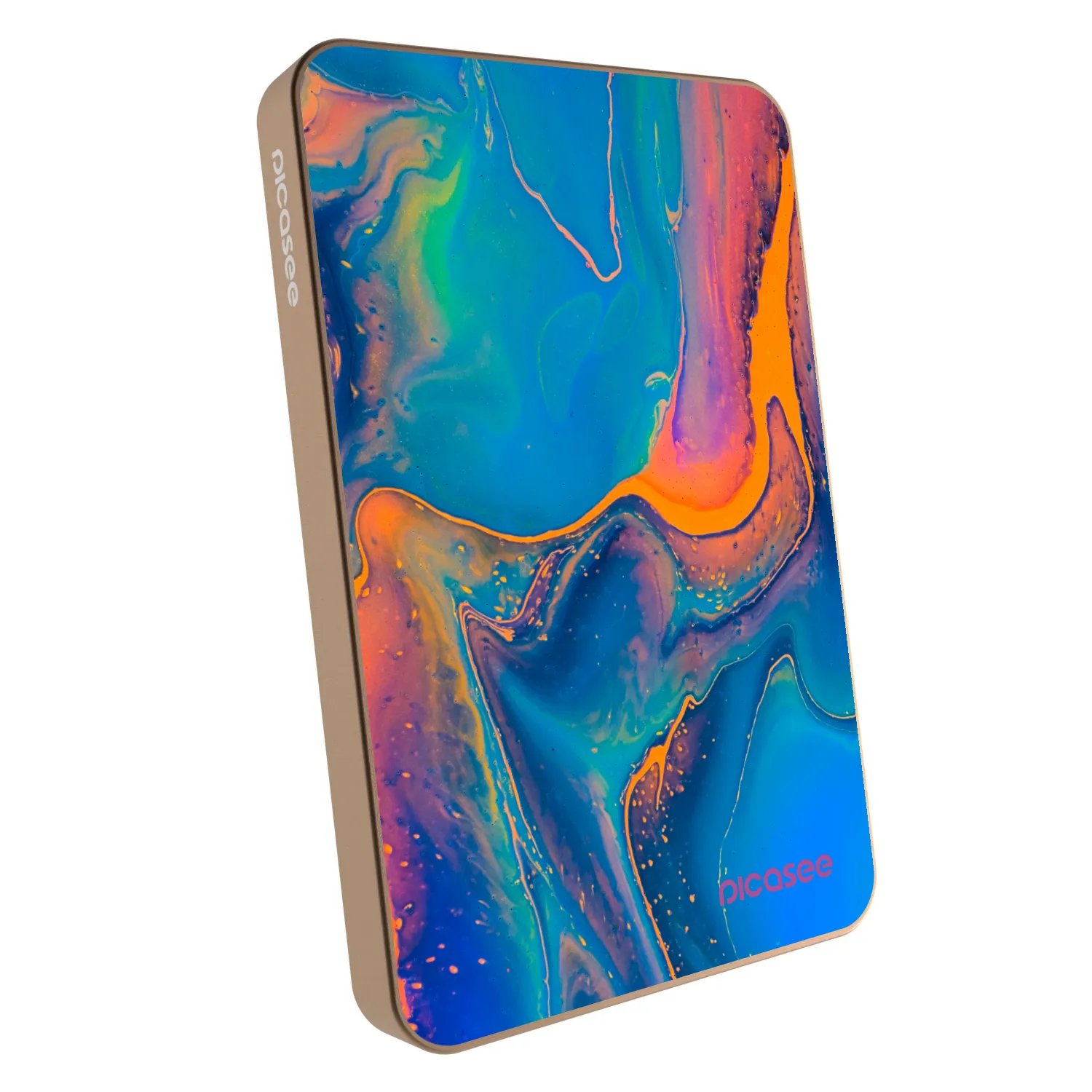 Picasee Powerbank cu MagSafe 5 000 mAh De aur - Rainbow