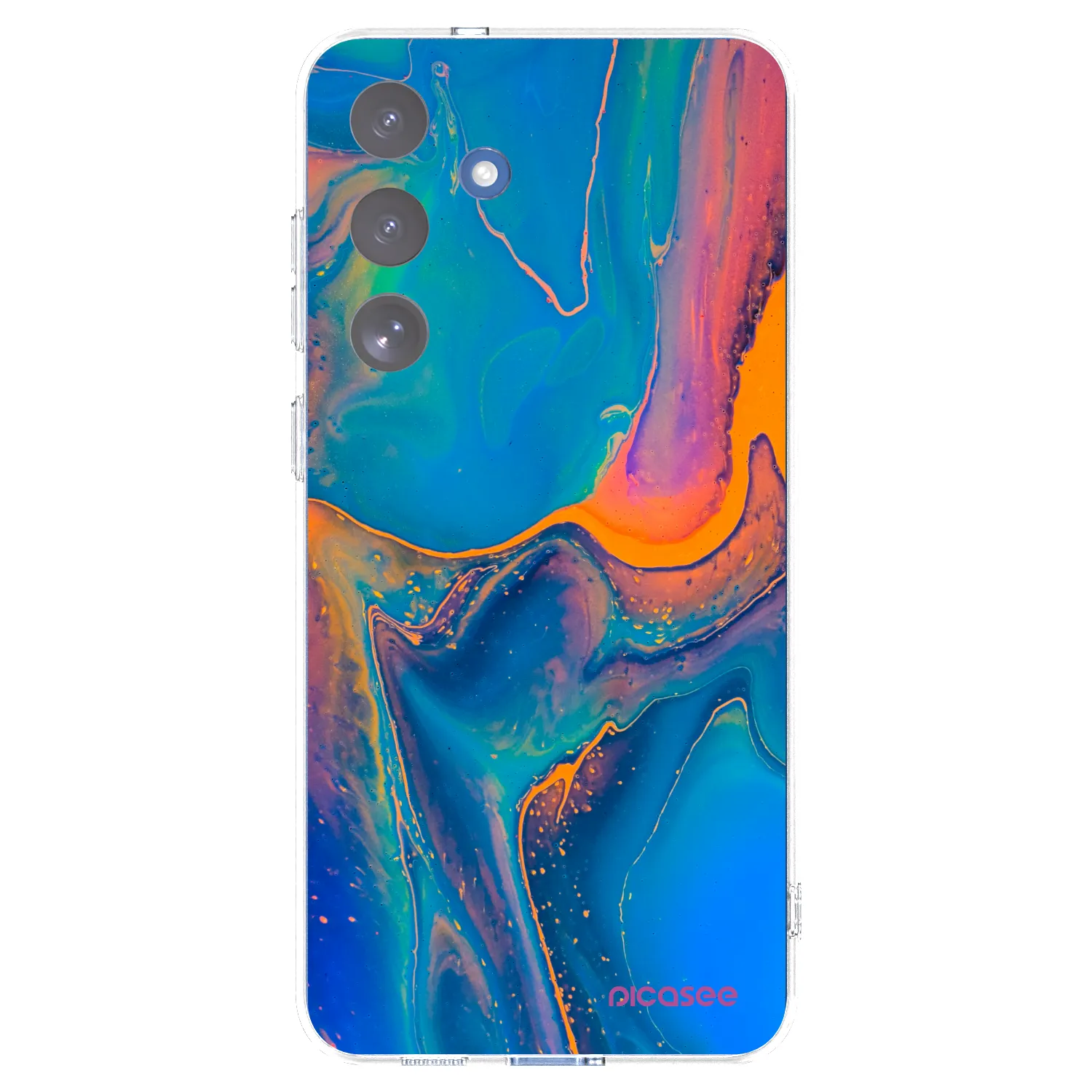 Picasee husă transparentă din silicon pentru Samsung Galaxy S25 FE 5G - Rainbow
