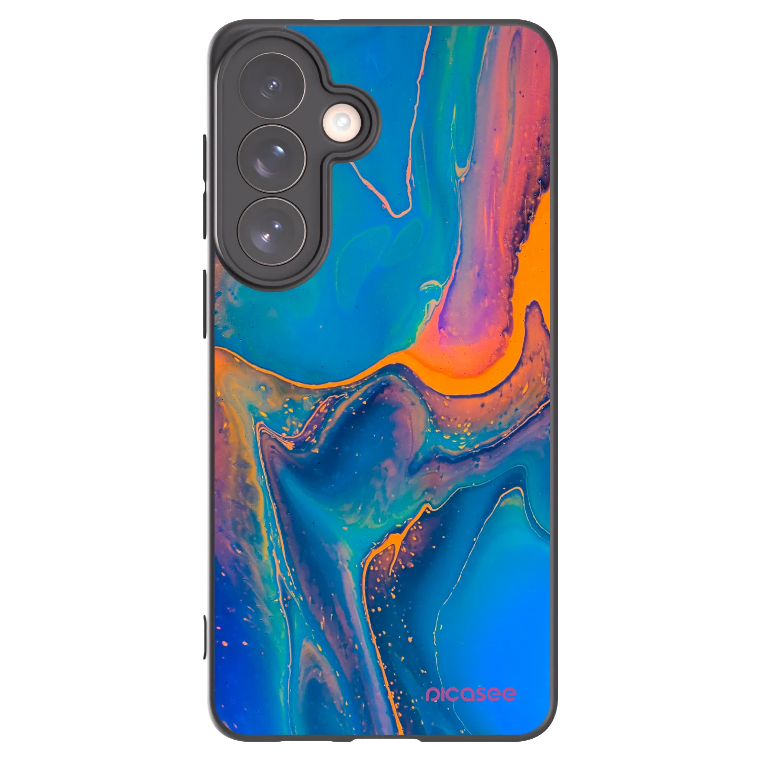 Picasee husă neagră din silicon pentru Samsung Galaxy S26+ - Rainbow